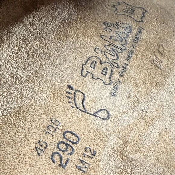 Birkenstocks Beige Leather Comfort Footpad - Picture 7 of 11